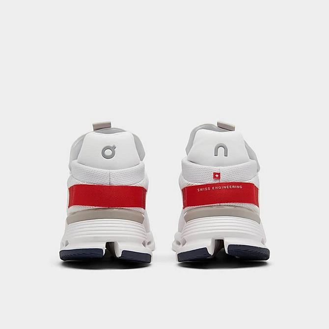 Men's On Cloudnova Running Shoes White/Red - 2698991 101 6 Men's On Cloudnova Running Shoes White/Red - 2698991 101 - Image 4