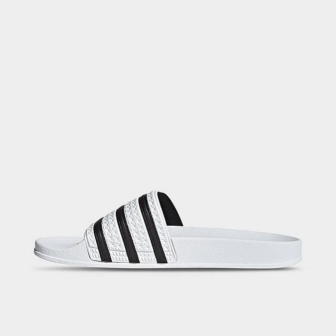 Men's Adidas Adilette Slide Sandals White/Black/White - 280648 WBK 5 Men's Adidas Adilette Slide Sandals White/Black/White - 280648 WBK - Image 3