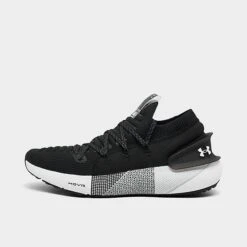 Men's Under Armour HOVR Phantom 3 Running Shoes Black/White/White - 3025516 003
