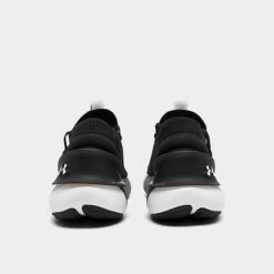 Men's Under Armour HOVR Phantom 3 Running Shoes Black/White/White - 3025516 003 -Stealth Fit Shop 3025516 003 P4