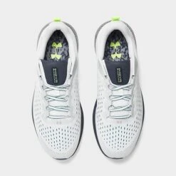 Men's Under Armour UA HOVR Turbulence Print Running Shoes White/Coastal Teal/Lime Surge - 3027028 100 12 Men's Under Armour UA HOVR Turbulence Print Running Shoes White/Coastal Teal/Lime Surge - 3027028 100 -Stealth Fit Shop 3027028 100 P5
