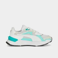 Puma Mirage Sport Mercedes AMG Petronas Casual Shoes Puma White/Mint - 30765001 100 -Stealth Fit Shop 30765001 100 P3