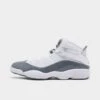 Nike Men's Air Jordan 6 Rings Basketball Shoes White/Cool Grey/White - 322992 121