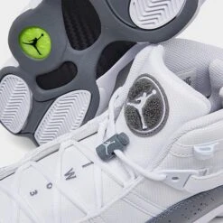 Nike Men's Air Jordan 6 Rings Basketball Shoes White/Cool Grey/White - 322992 121 -Stealth Fit Shop 322992 121 P3
