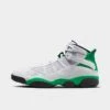 Nike Men's Air Jordan 6 Rings Basketball Shoes White/Lucky Green/Black - 322992 131 2 Nike Men's Air Jordan 6 Rings Basketball Shoes White/Lucky Green/Black - 322992 131 -Stealth Fit Shop 322992 131 P1