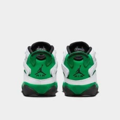 Nike Men's Air Jordan 6 Rings Basketball Shoes White/Lucky Green/Black - 322992 131 -Stealth Fit Shop 322992 131 P4