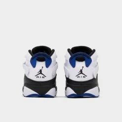 Nike Men's Air Jordan 6 Rings Basketball Shoes White/Black/Game Royal - 322992 142 -Stealth Fit Shop 322992 142 P4