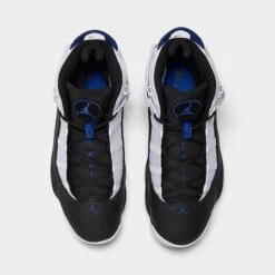 Nike Men's Air Jordan 6 Rings Basketball Shoes White/Black/Game Royal - 322992 142 -Stealth Fit Shop 322992 142 P5