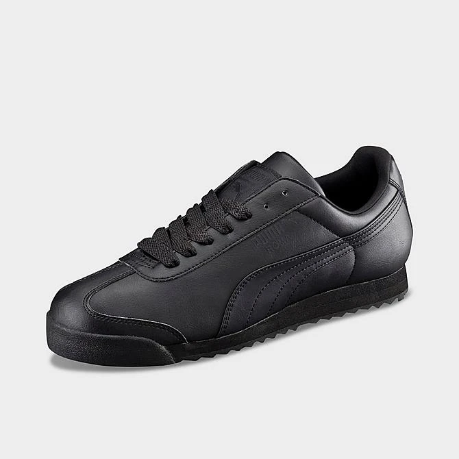 Men's Puma Roma Classic Casual Shoes Black/Black - 35357217 BLK 4 Men's Puma Roma Classic Casual Shoes Black/Black - 35357217 BLK - Image 2