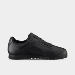 Men's Puma Roma Classic Casual Shoes Black/Black - 35357217 BLK 10 Men's Puma Roma Classic Casual Shoes Black/Black - 35357217 BLK -Stealth Fit Shop 35357217 BLK P3