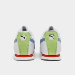 Men's Puma Roma Classic Casual Shoes White/Tan/Orange/Hunter - 36957147 001 11 Men's Puma Roma Classic Casual Shoes White/Tan/Orange/Hunter - 36957147 001 -Stealth Fit Shop 36957147 001 P4