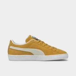 Puma Suede Classic 21 Casual Shoes Honey Mustard/Puma White - 37491505 700 -Stealth Fit Shop 37491505 700 P3