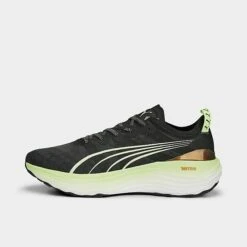 Men's Puma ForeverRun Nitro Running Shoes Puma Black/Light Mint - 37775707 001