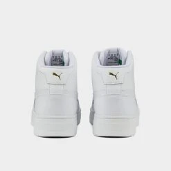 Puma CA Pro Mid Casual Shoes Puma White/Puma Team Gold - 38675901 100 -Stealth Fit Shop 38675901 100 P4