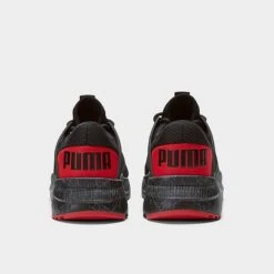 Men's Puma Pacer Future Marble Running Shoes Black/Red - 38681901 001 -Stealth Fit Shop 38681901 001 P4