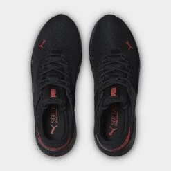 Men's Puma Pacer Future Marble Running Shoes Black/Red - 38681901 001 -Stealth Fit Shop 38681901 001 P5