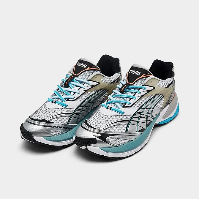 Men's Puma Velophasis Technisch Casual Shoes White/Light Blue/Silver Grey - 38936501 100 4 Men's Puma Velophasis Technisch Casual Shoes White/Light Blue/Silver Grey - 38936501 100 - Image 2