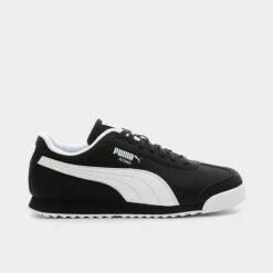 Men's Puma Roma Reversed Casual Shoes Puma Black/Puma White - 39226302 001