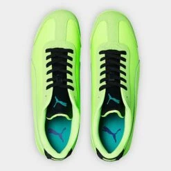 Men's Puma Roma Classic Casual Shoes Fizzy Apple/Flat Dark Grey - 39228201 700 -Stealth Fit Shop 39228201 700 P5