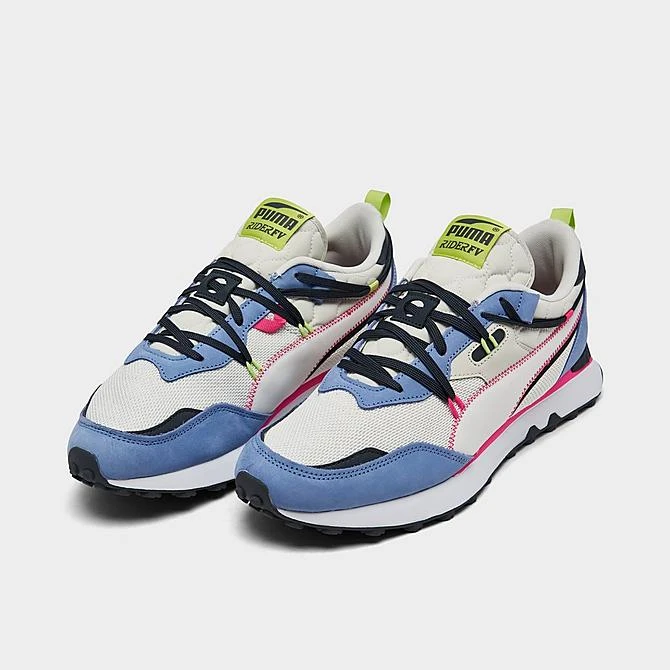 Men's Puma Rider Future Vintage Casual Shoes White/Light Purple/Pink/Electric Yellow - 39360201 060 4 Men's Puma Rider Future Vintage Casual Shoes White/Light Purple/Pink/Electric Yellow - 39360201 060 - Image 2