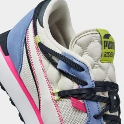 Men's Puma Rider Future Vintage Casual Shoes White/Light Purple/Pink/Electric Yellow - 39360201 060 10 Men's Puma Rider Future Vintage Casual Shoes White/Light Purple/Pink/Electric Yellow - 39360201 060 -Stealth Fit Shop 39360201 060 P3