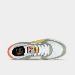 Men's Puma CA Pro Brand Love Casual Shoes Puma White/Green Fog/Hot Heat/Yellow Sizzle - 39401701 100 -Stealth Fit Shop 39401701 100 P5
