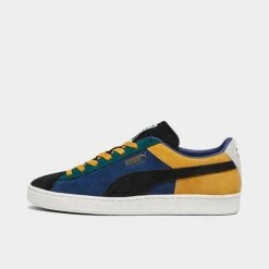 Men's Puma Suede Iconix 23 Casual Shoes Persian Blue/Amber - 39479502 400
