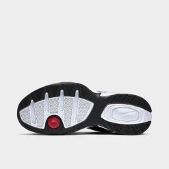 Men's Nike Air Monarch IV Casual Shoes White/Black/Varsity Red - 415445 101 -Stealth Fit Shop 415445 101 P6