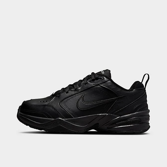 Men's Nike Air Monarch IV Casual Shoes (Wide Width 4E) Black/Black/Black - 416355 001 3 Men's Nike Air Monarch IV Casual Shoes (Wide Width 4E) Black/Black/Black - 416355 001