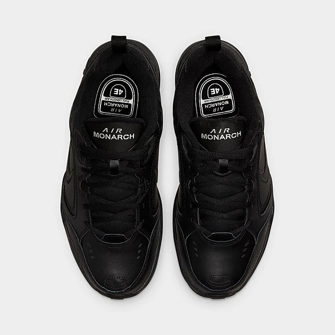 Men's Nike Air Monarch IV Casual Shoes (Wide Width 4E) Black/Black/Black - 416355 001 7 Men's Nike Air Monarch IV Casual Shoes (Wide Width 4E) Black/Black/Black - 416355 001 - Image 5
