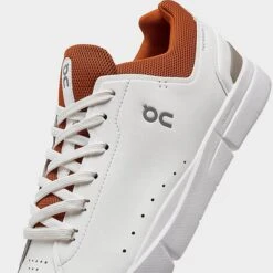 Men's On THE ROGER Advantage Casual Shoes White/Rust - 4898516 101 -Stealth Fit Shop 4898516 101 P3