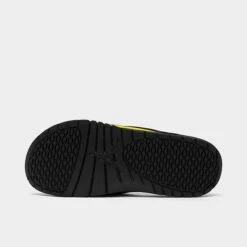 Nike Men's Jordan Hydro 4 Retro Slide Sandals Black/Tour Yellow - 532225 017 -Stealth Fit Shop 532225 017 P6