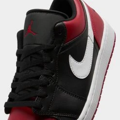 Nike Air Jordan Retro 1 Low Casual Shoes Black/Gym Red/White - 553558 066 10 Nike Air Jordan Retro 1 Low Casual Shoes Black/Gym Red/White - 553558 066 -Stealth Fit Shop 553558 066 P3