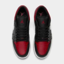 Nike Air Jordan Retro 1 Low Casual Shoes Black/Gym Red/White - 553558 066 12 Nike Air Jordan Retro 1 Low Casual Shoes Black/Gym Red/White - 553558 066 -Stealth Fit Shop 553558 066 P5