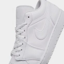 Nike Air Jordan Retro 1 Low Casual Shoes White/White/White - 553558 136 10 Nike Air Jordan Retro 1 Low Casual Shoes White/White/White - 553558 136 -Stealth Fit Shop 553558 136 P3