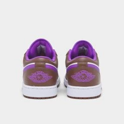 Nike Air Jordan Retro 1 Low Casual Shoes Palomino/White/Wild Berry - 553558 215 -Stealth Fit Shop 553558 215 P4