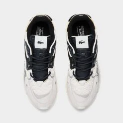 Men's Lacoste L003 Neo Textile Casual Shoes Off White/Navy - 5SMA0001 276 -Stealth Fit Shop 5SMA0001 276 P5