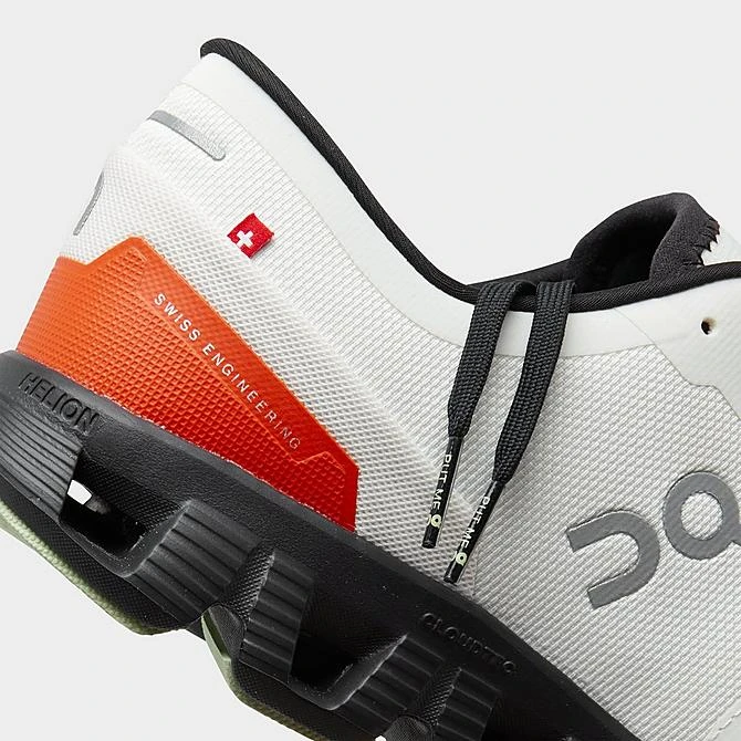 Men's On Cloud X 3 Running Shoes Ivory/Flame - 6098699 101 5 Men's On Cloud X 3 Running Shoes Ivory/Flame - 6098699 101 - Image 3