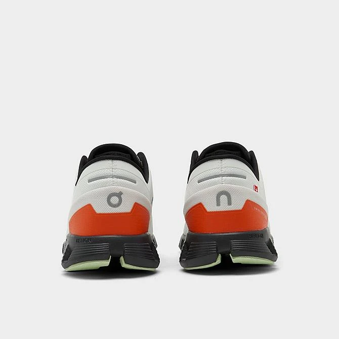 Men's On Cloud X 3 Running Shoes Ivory/Flame - 6098699 101 6 Men's On Cloud X 3 Running Shoes Ivory/Flame - 6098699 101 - Image 4