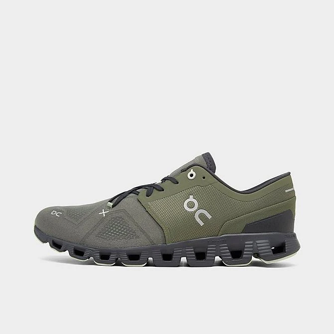 Men's On Cloud X 3 Running Shoes Olive/Reseda - 6098704 301 3 Men's On Cloud X 3 Running Shoes Olive/Reseda - 6098704 301