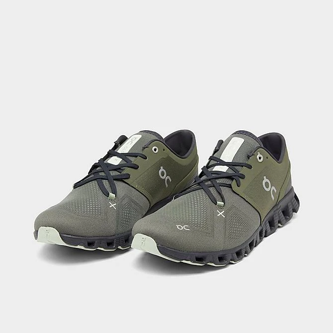 Men's On Cloud X 3 Running Shoes Olive/Reseda - 6098704 301 4 Men's On Cloud X 3 Running Shoes Olive/Reseda - 6098704 301 - Image 2