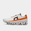 Men's On Cloudmonster Running Shoes Undyed White/Orange - 6198086 101 -Stealth Fit Shop 6198086 101 P1