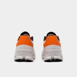 Men's On Cloudmonster Running Shoes Undyed White/Orange - 6198086 101 -Stealth Fit Shop 6198086 101 P4