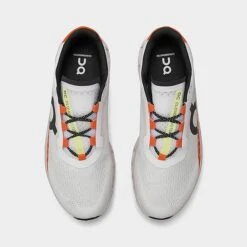 Men's On Cloudmonster Running Shoes Undyed White/Orange - 6198086 101 -Stealth Fit Shop 6198086 101 P5