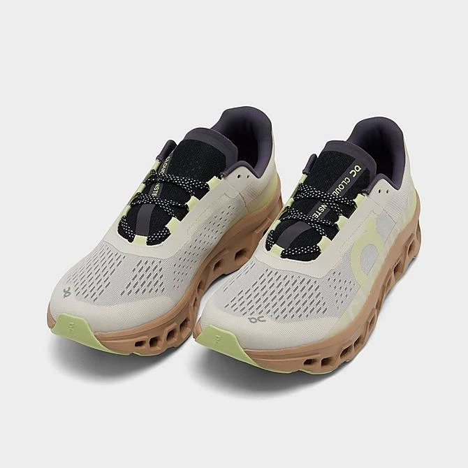 Men's On Cloudmonster Running Shoes Cream/Dune - 6198286 270 4 Men's On Cloudmonster Running Shoes Cream/Dune - 6198286 270 - Image 2