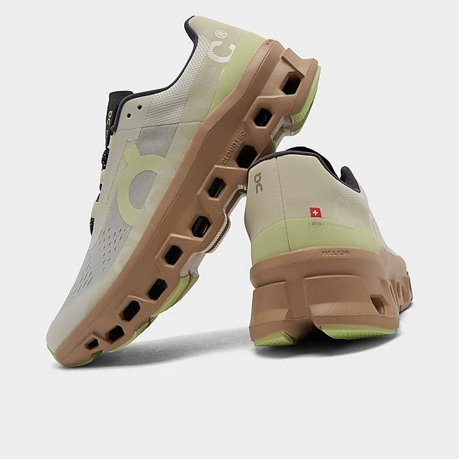 Men's On Cloudmonster Running Shoes Cream/Dune - 6198286 270 5 Men's On Cloudmonster Running Shoes Cream/Dune - 6198286 270 - Image 3