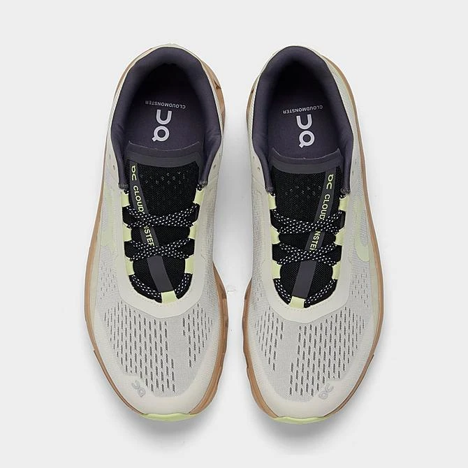 Men's On Cloudmonster Running Shoes Cream/Dune - 6198286 270 7 Men's On Cloudmonster Running Shoes Cream/Dune - 6198286 270 - Image 5