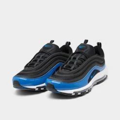Men's Nike Air Max 97 Casual Shoes Black/Blue Nebula/Wolf Grey - 921826 011 -Stealth Fit Shop 921826 011 P2