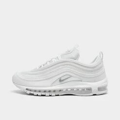 Men's Nike Air Max 97 Casual Shoes White/Wolf Grey/Black - 921826 101