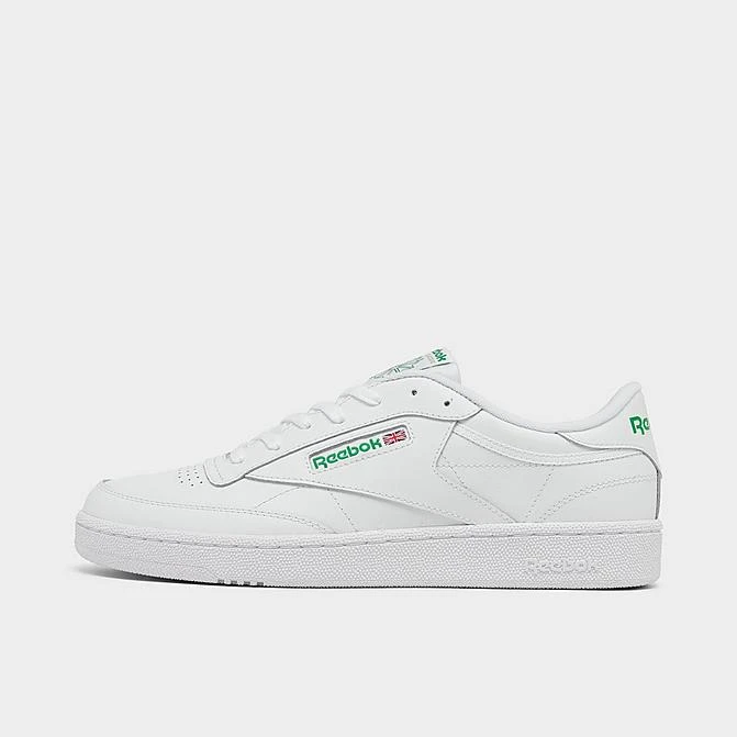 Men's Reebok Club C 85 Casual Shoes White/Green - AR0456 WGN 3 Men's Reebok Club C 85 Casual Shoes White/Green - AR0456 WGN